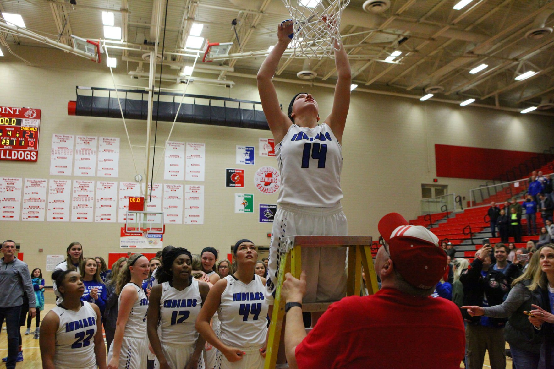 Gallery: Girls Basketball Sectional Finals - E.C. Central vs. Lake Central